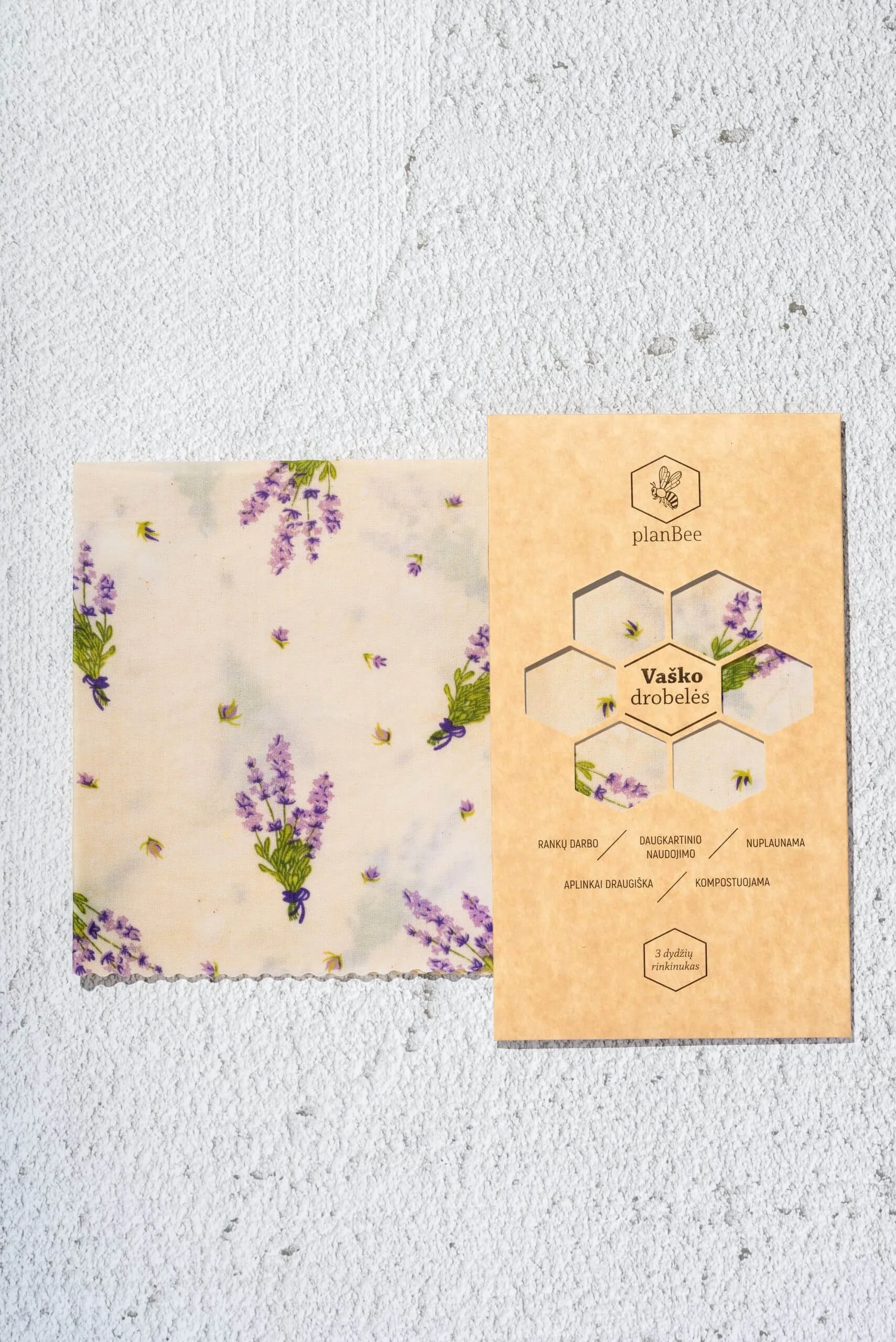 Set of three wraps (Lavender bath) - Image 5