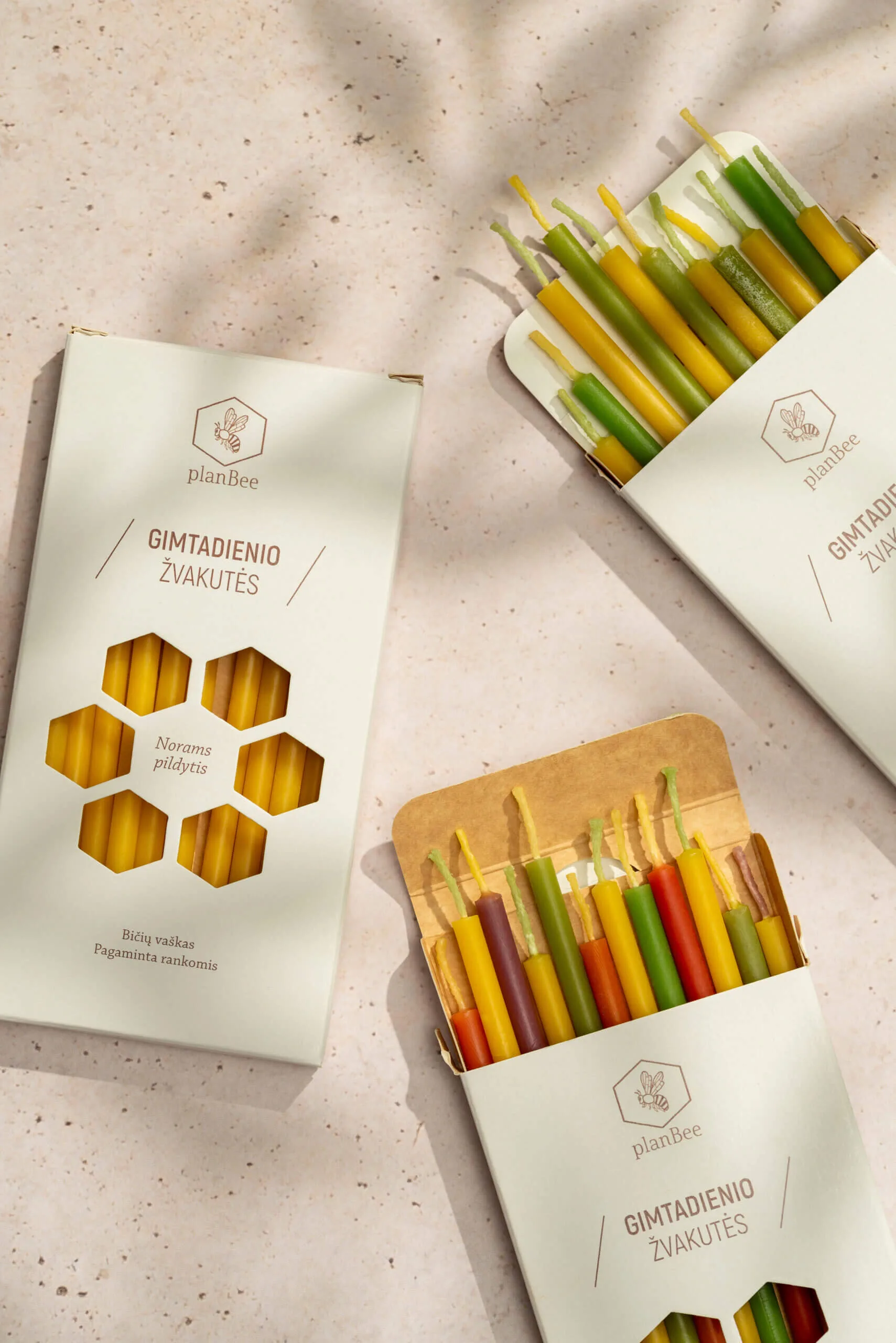 Birthday beeswax candles to make dreams come true (yellow) - Image 6
