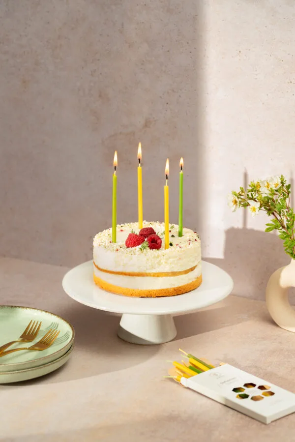 Birthday beeswax candles to make dreams come true (striped) - Image 5