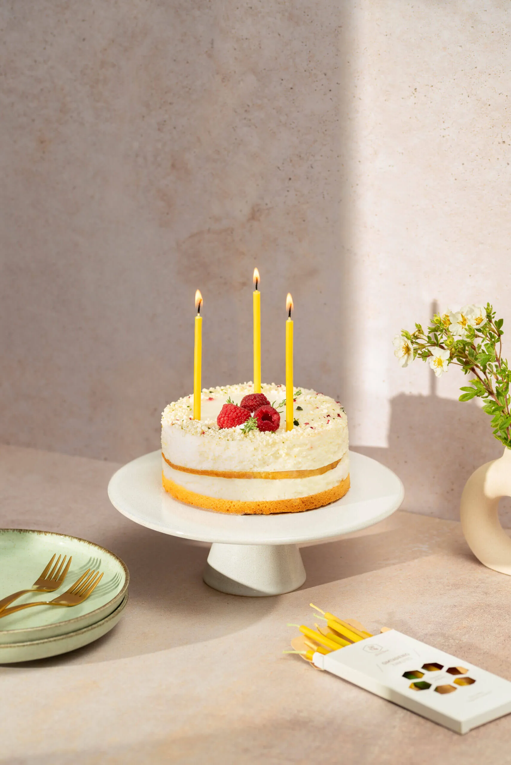 Birthday beeswax candles to make dreams come true (yellow) - Image 4