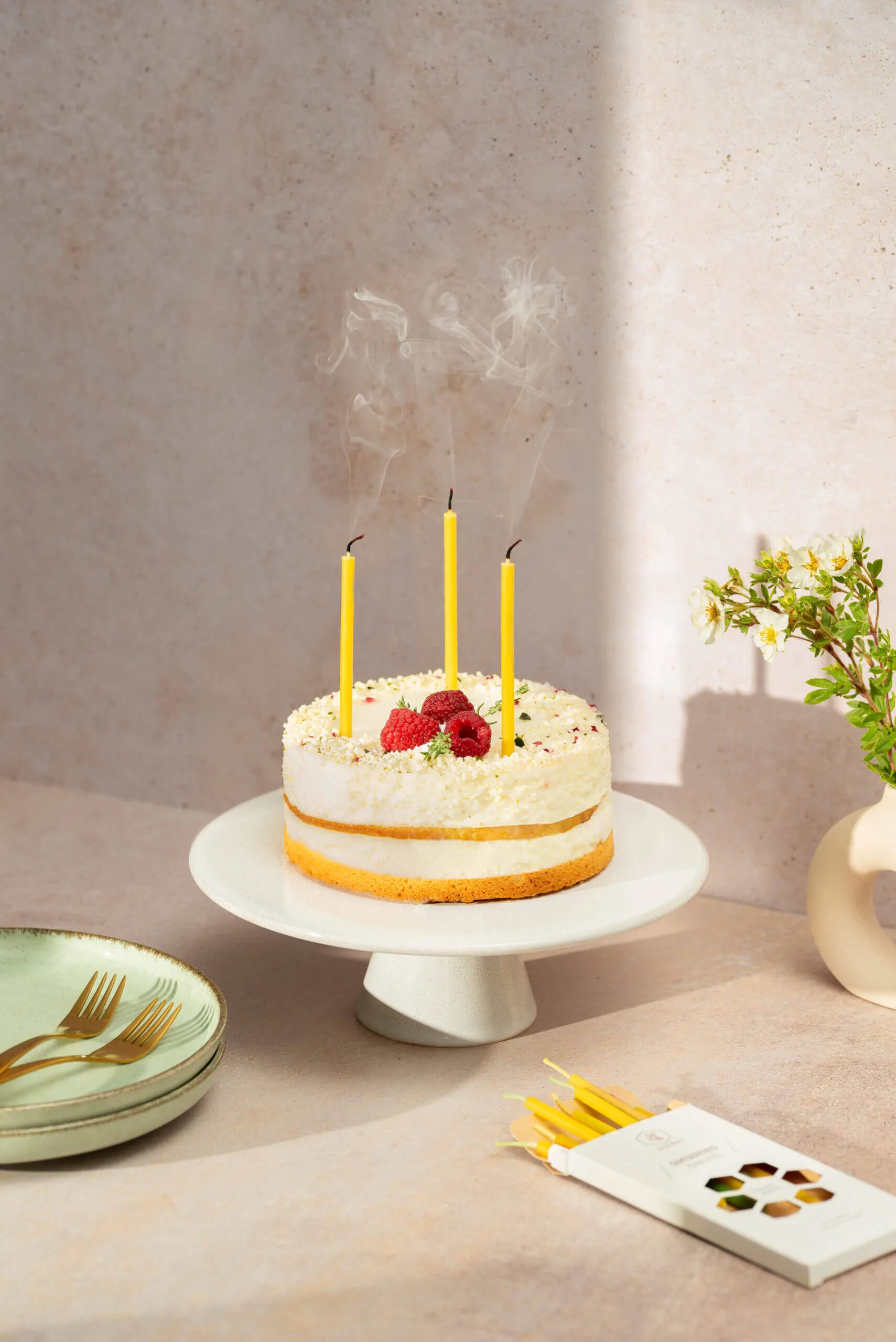 Birthday beeswax candles to make dreams come true (yellow) - Image 5