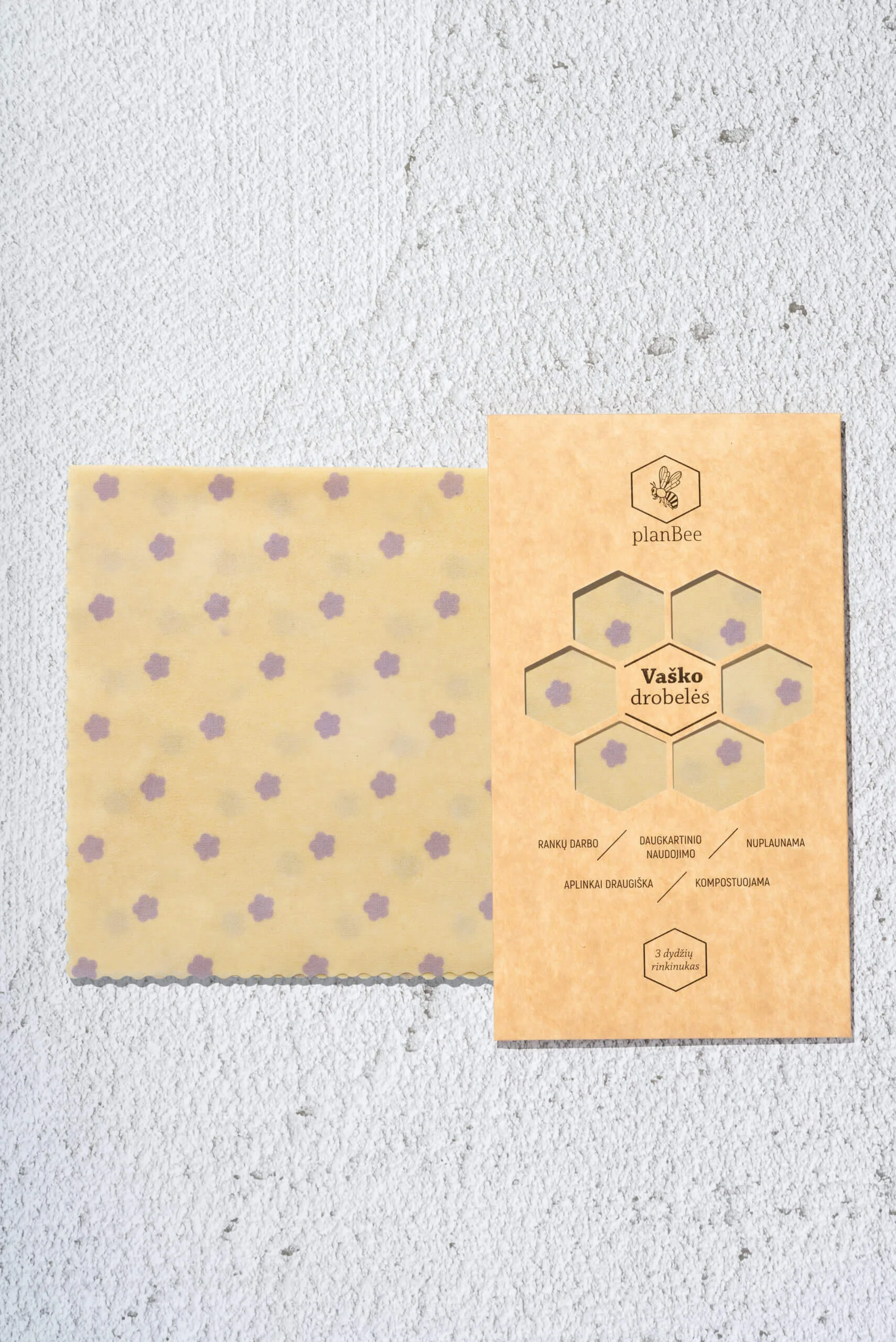 Set of three wraps (Sugar daisy) - Image 4